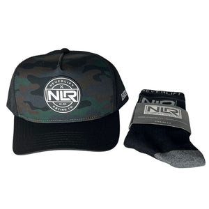 Neverlift Racing Camo Edition Hat and Sock Combo